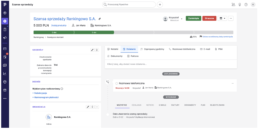 Widok przykładowej szansy sprzedaży w Pipedrive