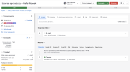 Widok szansy sprzedaży w Pipedrive