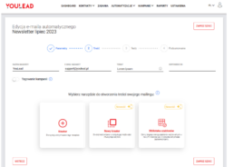 edycja e-maila za pośrednictwem systemu marketing automation YouLead
